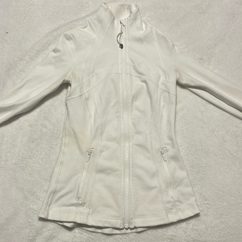 LULULEMON Full length define jacket white size 2